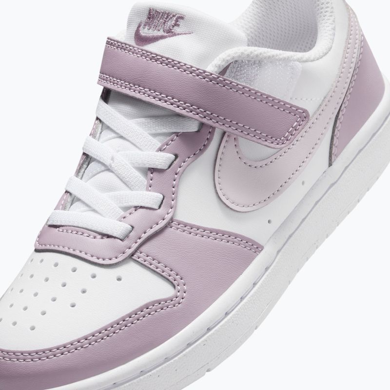 Gyermekcipő Nike Court Borough Low Recraft white/plum fog/white/venice 5