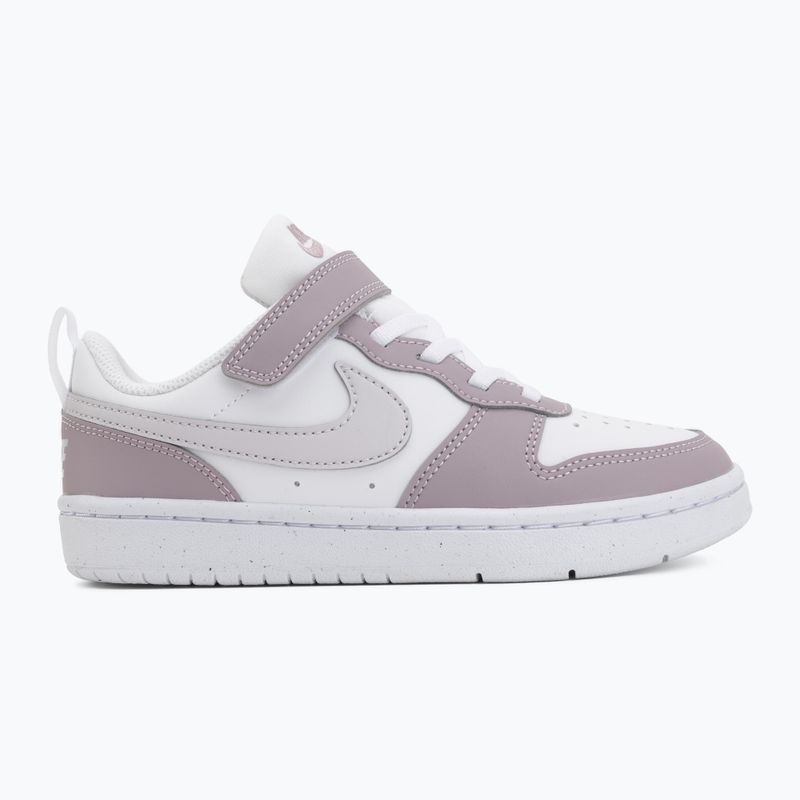Gyermekcipő Nike Court Borough Low Recraft white/plum fog/white/venice 2