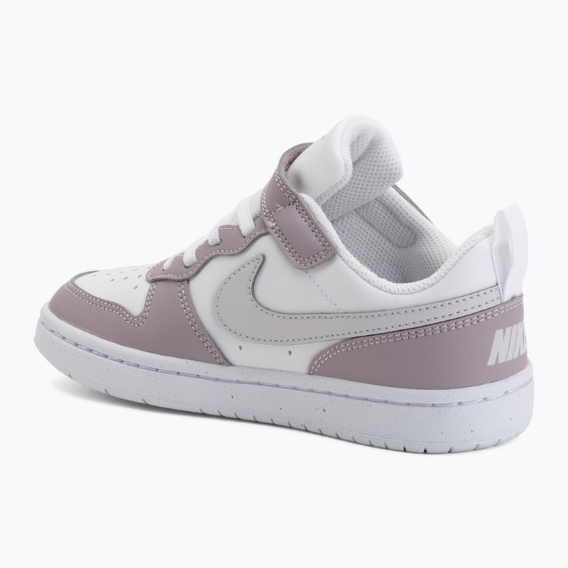 Gyermekcipő Nike Court Borough Low Recraft white/plum fog/white/venice 3