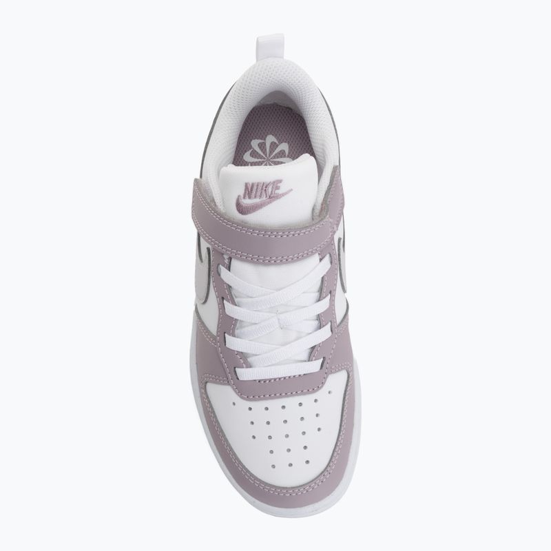 Gyermekcipő Nike Court Borough Low Recraft white/plum fog/white/venice 5
