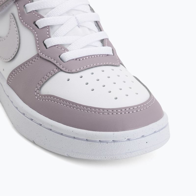 Gyermekcipő Nike Court Borough Low Recraft white/plum fog/white/venice 7