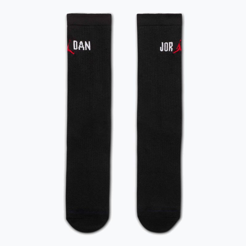 Zokni  Jordan Everyday Crew 1 pair black/white/university red 2