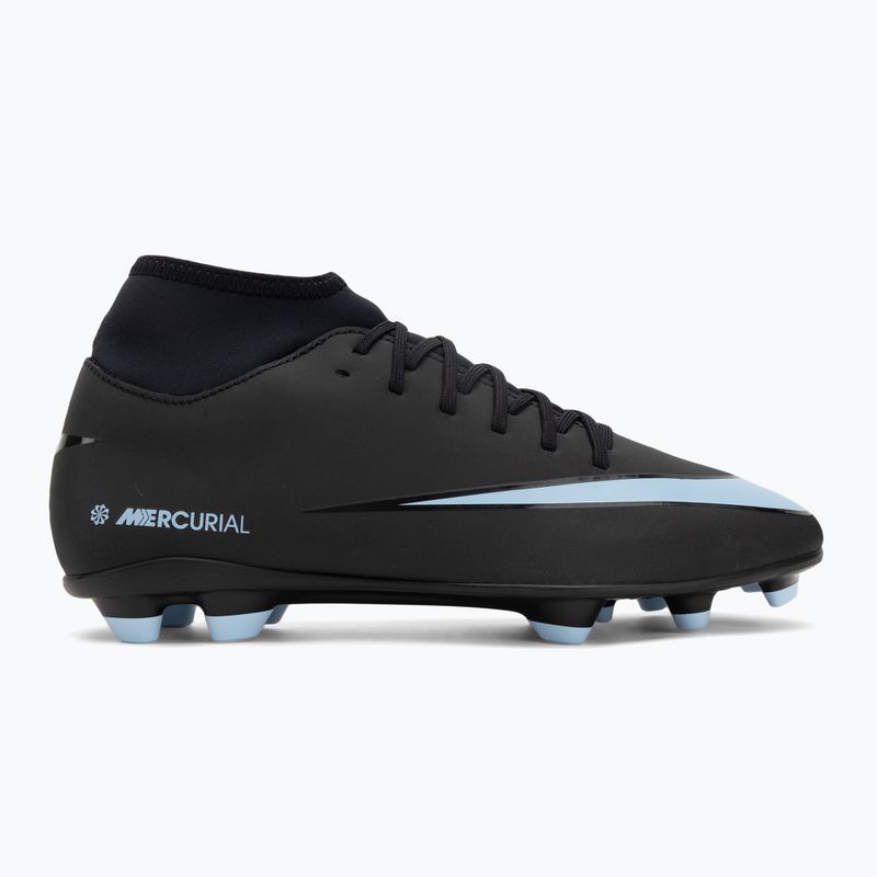 Férfi futballcipő Nike Mercurial Superfly 10 Club FG/MG fekete/jégkék 2