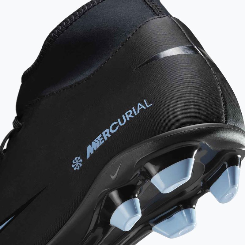Férfi futballcipő Nike Mercurial Superfly 10 Club FG/MG fekete/jégkék 7