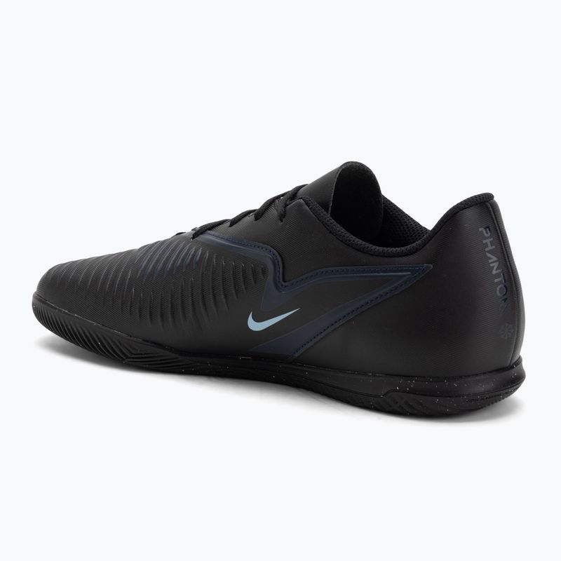 Férfi futballcipő Nike Phantom 6 Low Club IC fekete/fekete 3