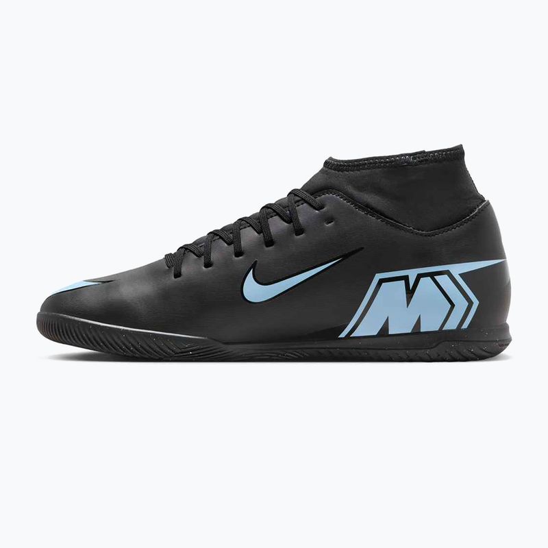 Férfi futballcipő Nike Mercurial Superfly 10 Club IC fekete/jeges kék 9