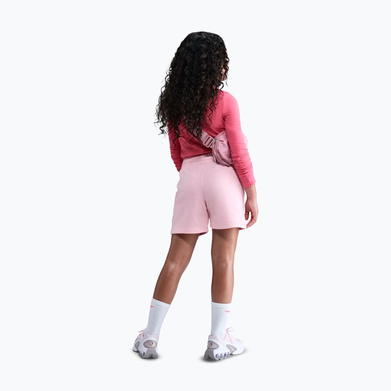 Nike Sportswear Club Fleece gyerek rövidnadrág med soft pink/med soft pink/white 3