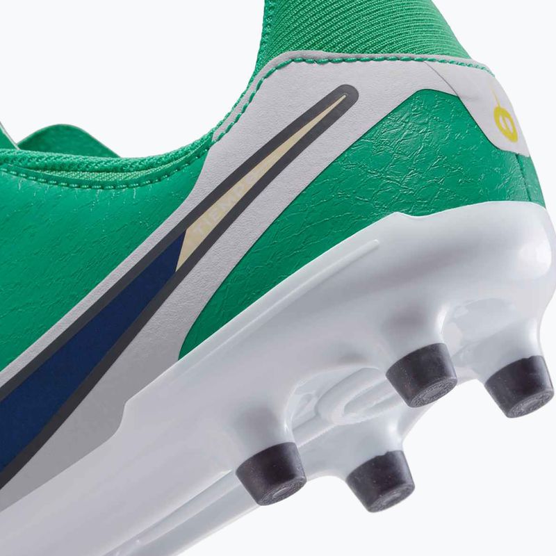 Nike Tiempo Legend 10 Academy LV8 FG/MG stadion zöld/sötét obszidián gyermek focicipő 10