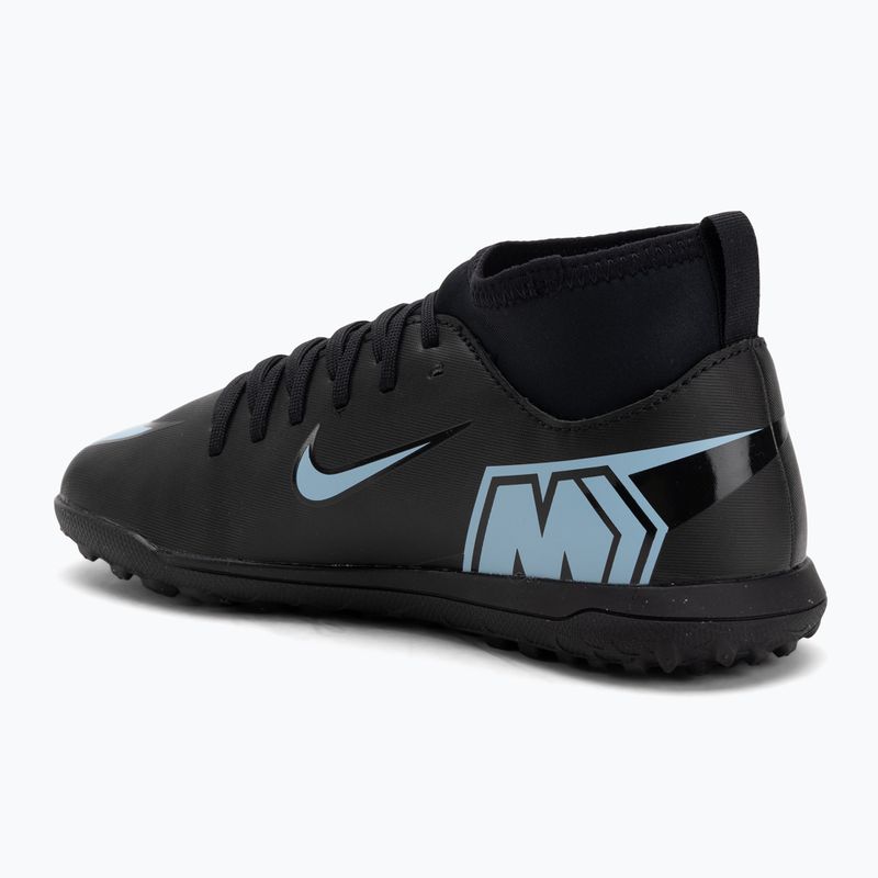 Gyermek futballcipő Nike Mercurial Superfly 10 Club TF fekete/fekete 3