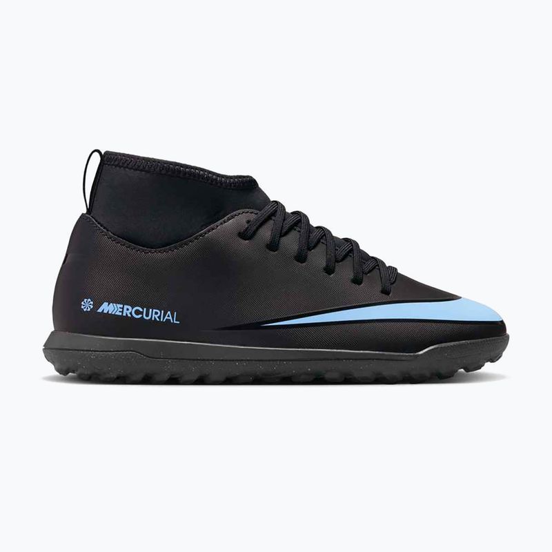 Gyermek futballcipő Nike Mercurial Superfly 10 Club TF fekete/fekete 8