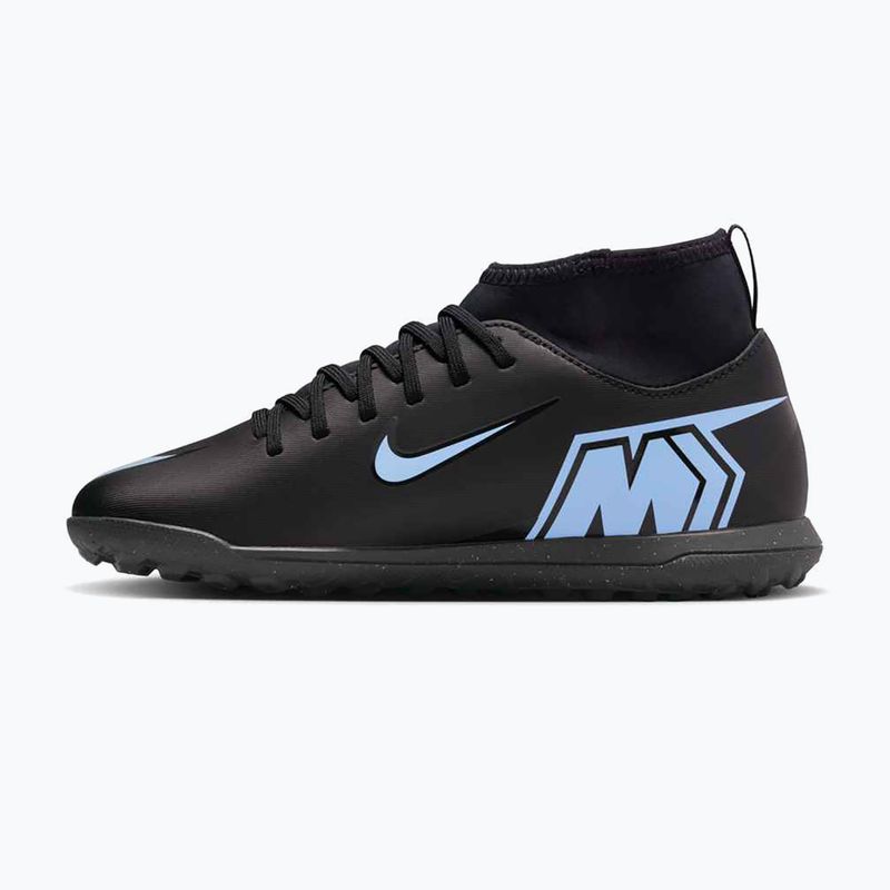 Gyermek futballcipő Nike Mercurial Superfly 10 Club TF fekete/fekete 9