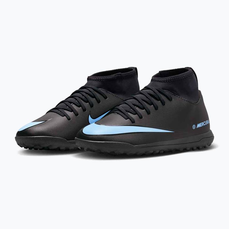 Gyermek futballcipő Nike Mercurial Superfly 10 Club TF fekete/fekete 10