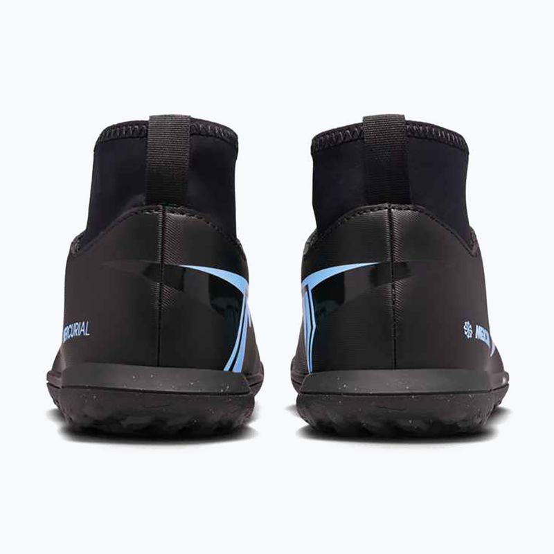Gyermek futballcipő Nike Mercurial Superfly 10 Club TF fekete/fekete 11