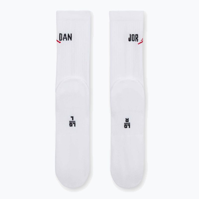 Zokni  Jordan Everyday Crew 1 pair white/black/university red 3