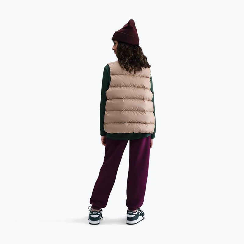 Gyerek melegítőnadrág Nike Sportswear Club Fleece burgundy/burgundy/white 3