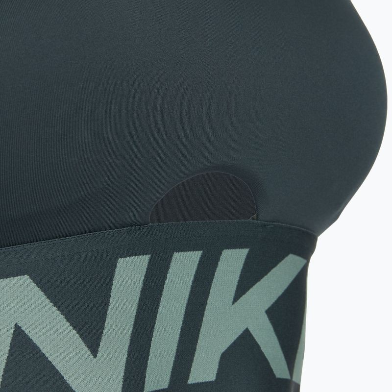 Sportmelltartó Nike Pro Indy Plunge seaweed/clay green/white 8