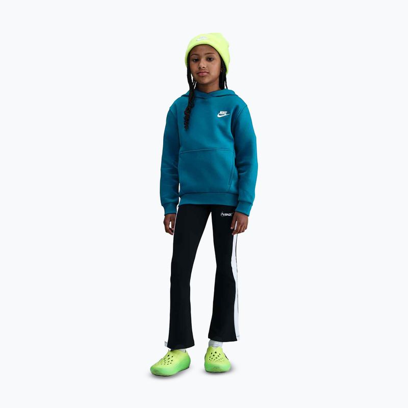 Gyerek pulóver Nike Sportswear Club Fleece green abyss/white 3