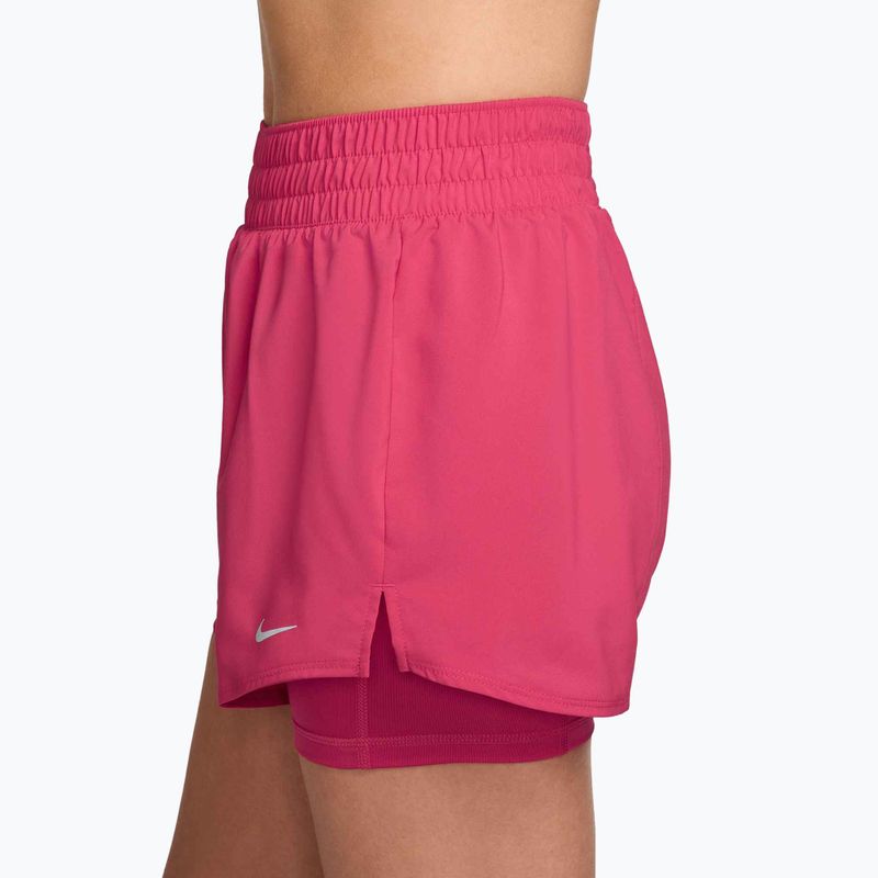 Női rövidnadrág Nike One Dri-Fit High-Waisted 3" 2In1 rush pink 4