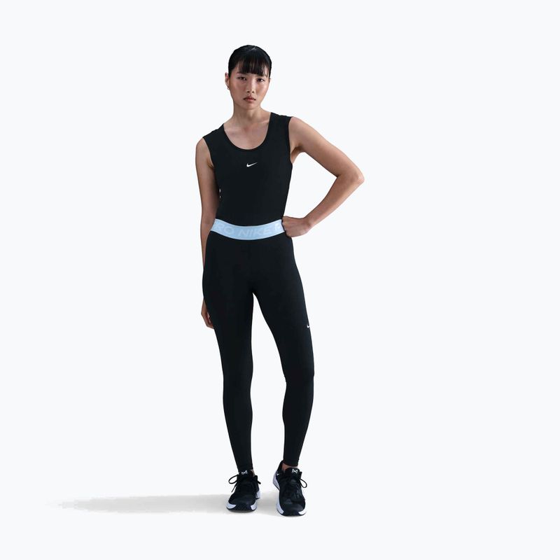 Női leggings Nike Pro 365 Tight black/celestine blue/white 2
