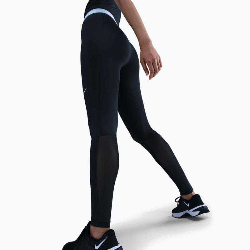 Női leggings Nike Pro 365 Tight black/celestine blue/white 4