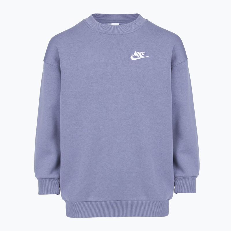 Gyerek pulóver Nike Sportswear Club Fleece world indigo/white