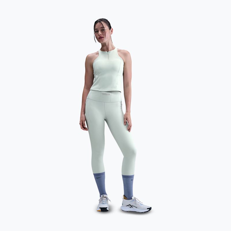 Női póló Nike Trail Medium Support Sports Bra Tank Top light silver 2