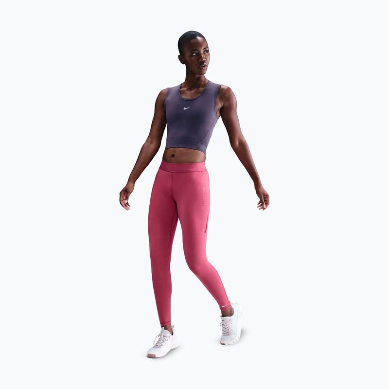 Női leggings edzésre Nike Pro Mid-Rise sweet beet/white 2