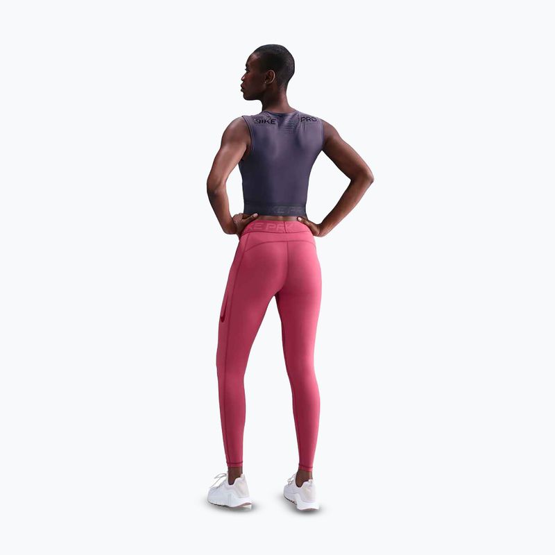 Női leggings edzésre Nike Pro Mid-Rise sweet beet/white 3