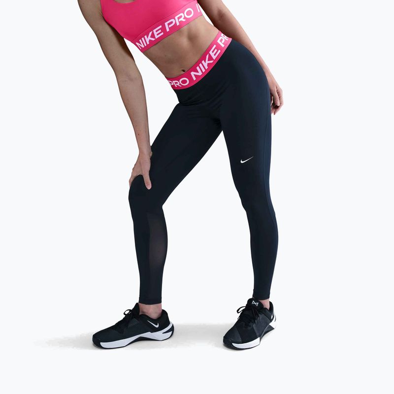 Női leggings Nike Pro 365 Tight black/rush pink/white 4