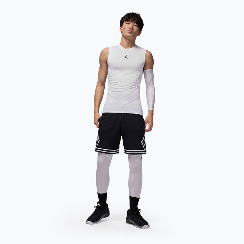 Férfi termoaktív póló Jordan Sport Dri-FIT white/black 2