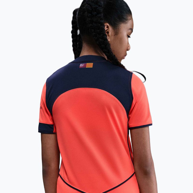 Gyerek focimez Nike FC Barcelona 2025/26 Stadium Third Jr bright mango/midnight navy/midnight navy 8