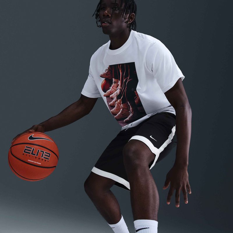 Férfi kosárlabda rövidnadrág Nike DNA Academy Dri-FIT 11" black/white/white 5