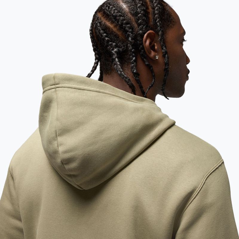 Férfi pulóver Nike Jordan Brooklyn Fleece Medium Khaki/Sail 5