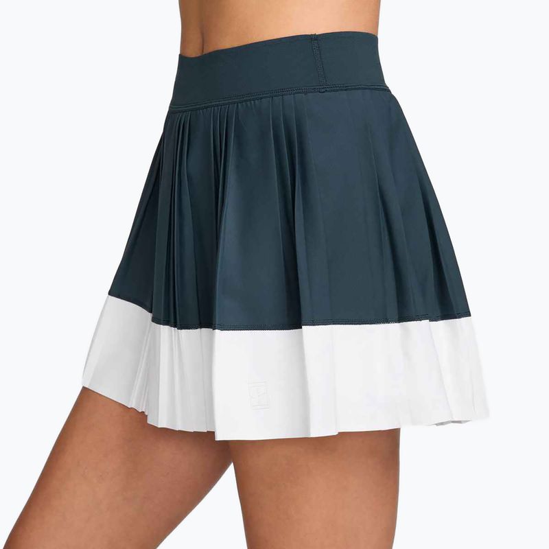 Nike Court Dri-Fit Ace Advantage teniszszoknya armory navy / fehér / fehér / fehér 4