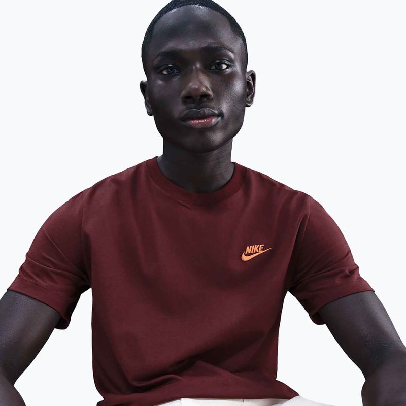 Férfi póló Nike Sportswear Club dark team red 4