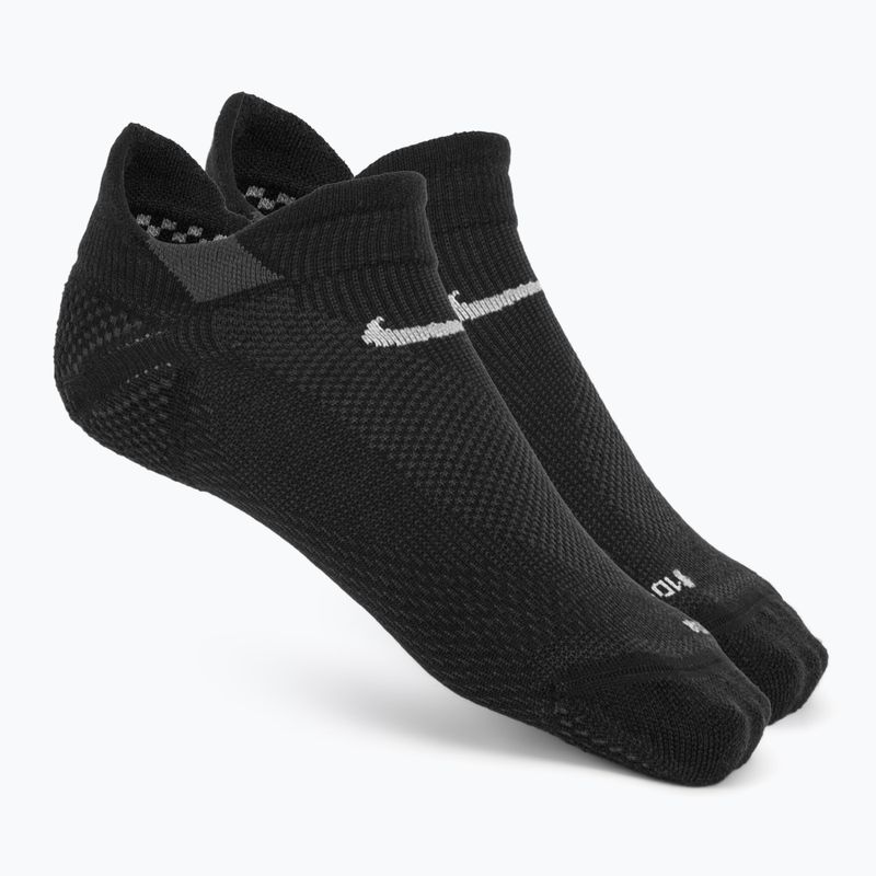Zoknik Nike Running No-Show Wool black/dark smoke grey/light smoke grey