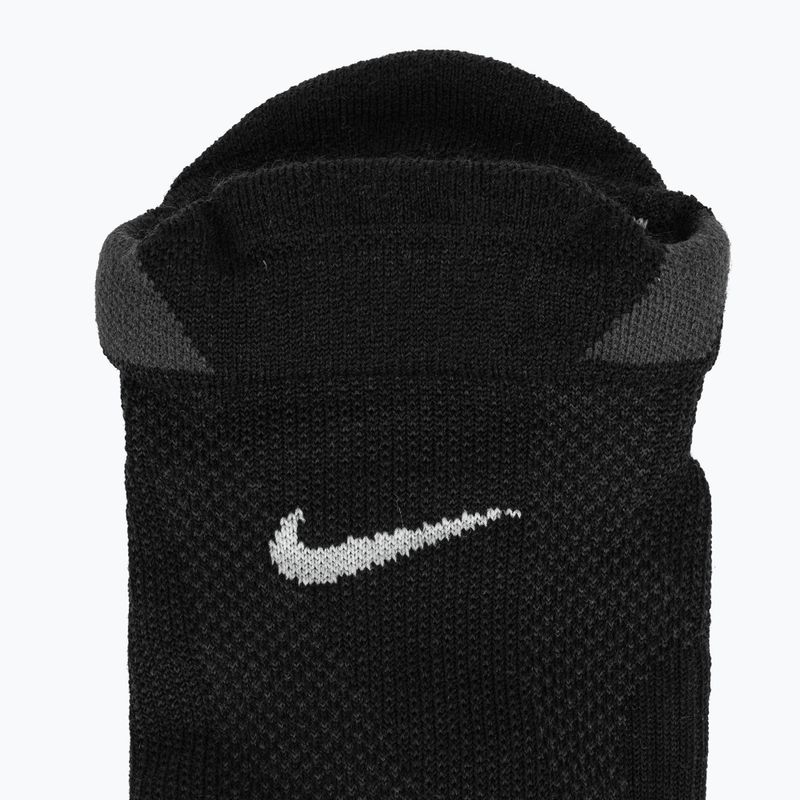 Zoknik Nike Running No-Show Wool black/dark smoke grey/light smoke grey 3