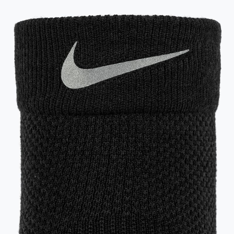 Zoknik Nike Running Wool Micro Crew black/dark smoke grey 3