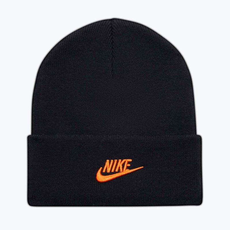 Gyerek téli sapka Nike Peak black/safety orange
