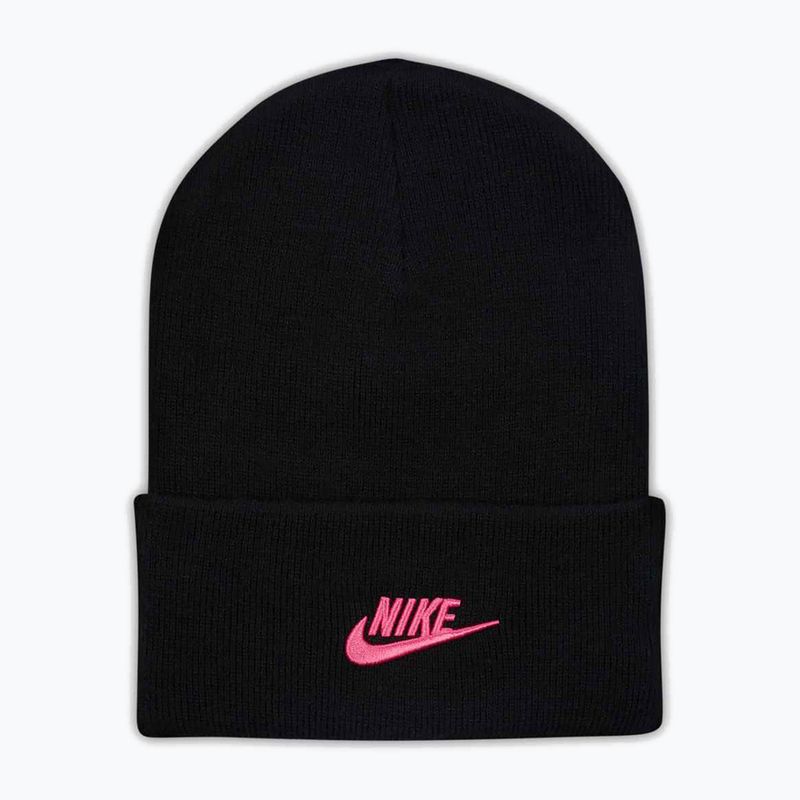 Téli sapka Nike Peak Futura Beanie black/pinksicle