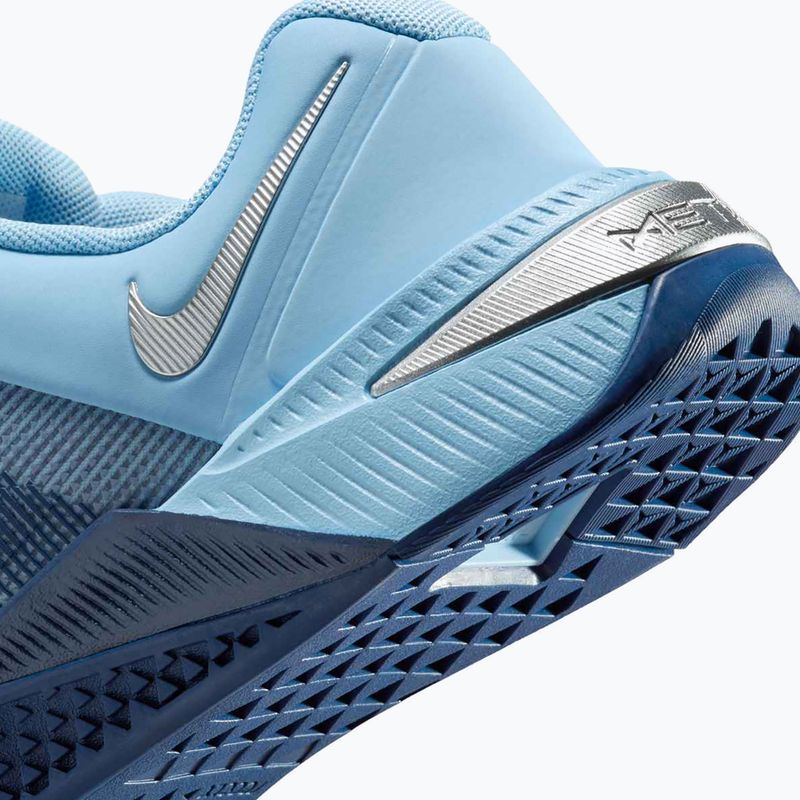 Női súlyemelő cipő Nike Metcon 10 psychic blue/blue void/metallic silver 16