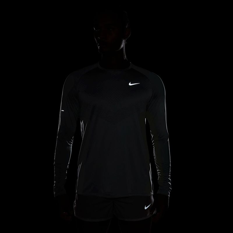 Férfi futó hosszú ujjú póló Nike Stride Dri-Fit ADV Smoke Grey 7