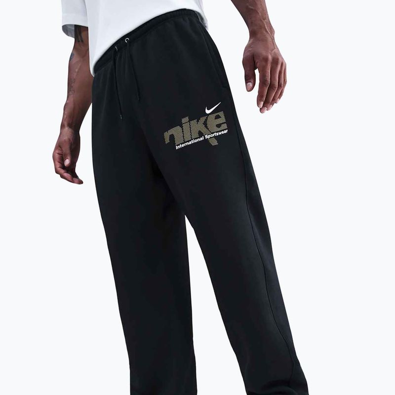Férfi melegítőnadrág Nike Sportswear Club Bungee black/metallic gold 3