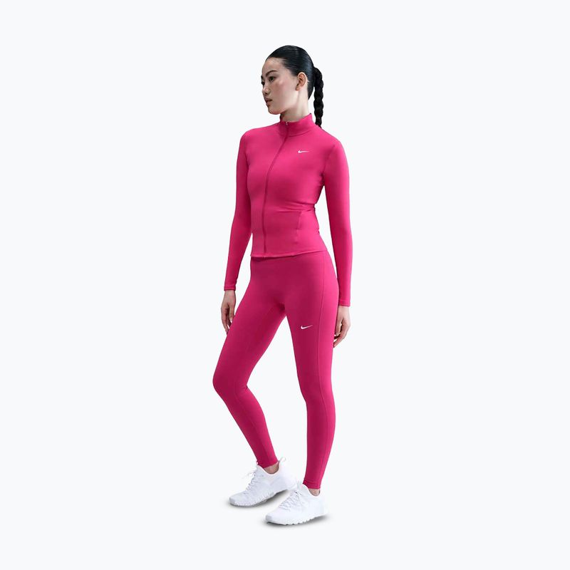 Női leggings Nike One Seamless Front Rush Pink/White 2