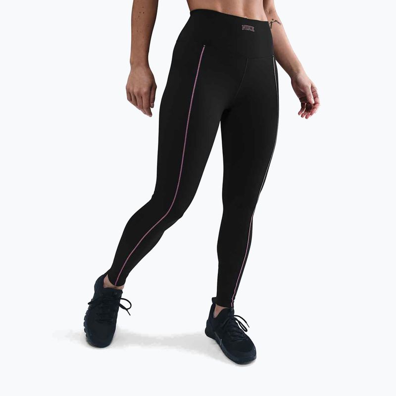 Női leggings Nike One High-Waisted black