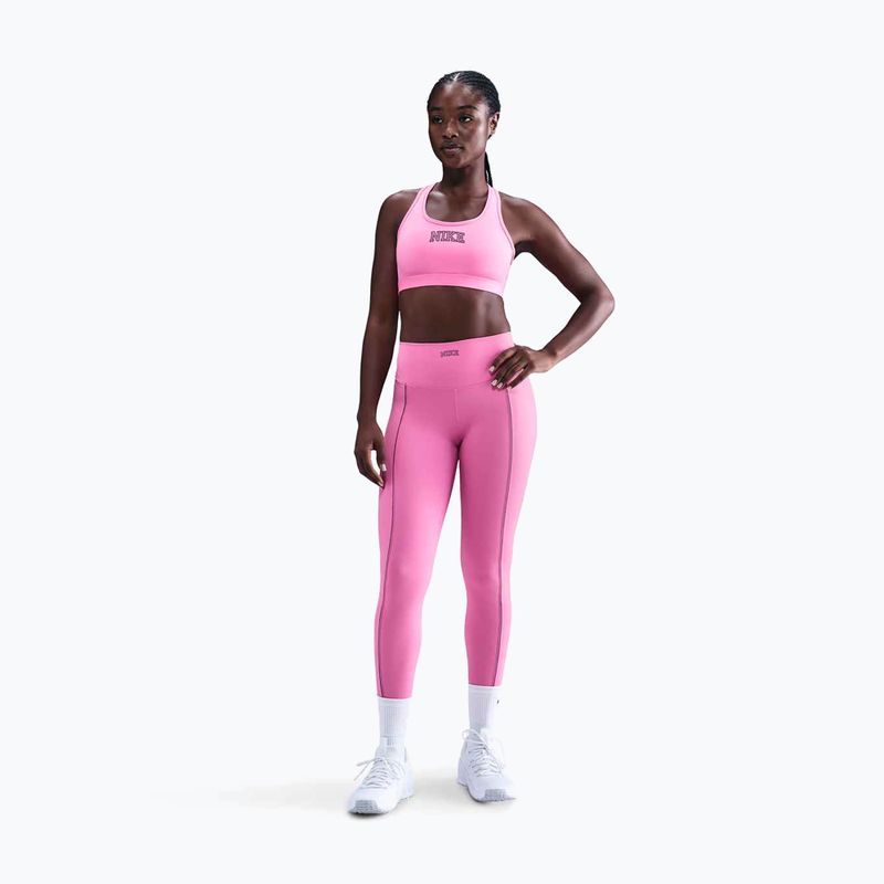 Női leggings Nike One High-Waisted playful pink 2