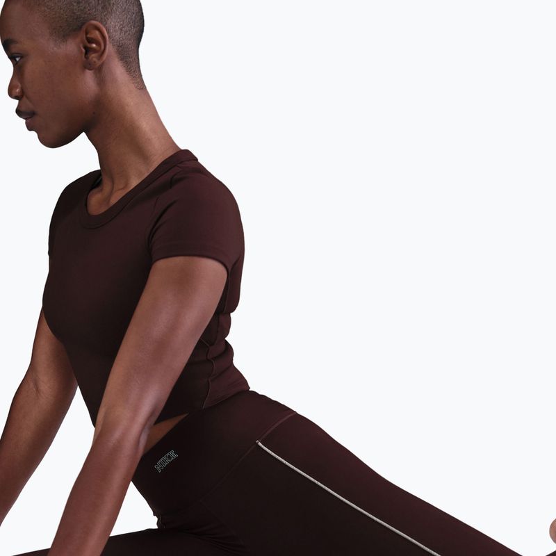 Nike One női leggings High-Waisted burgundy crush 7