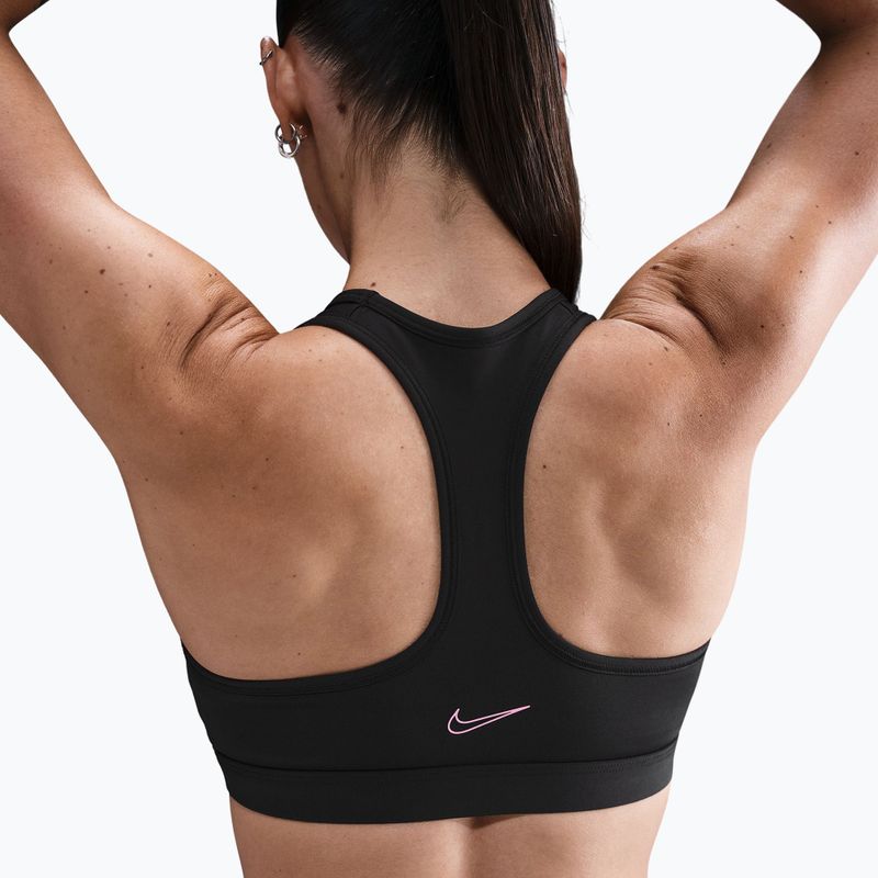 Nike Swoosh Medium Support fekete edzőmelltartó 5