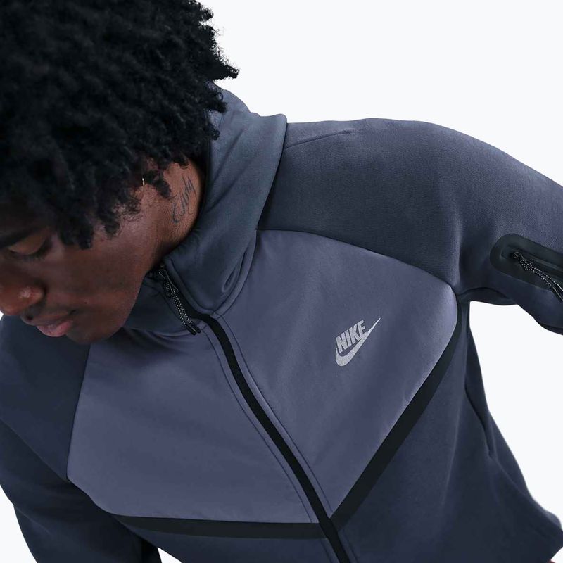 Férfi széldzseki Nike Tech Windrunner Full-Zip thunder blue/metallic silver 5
