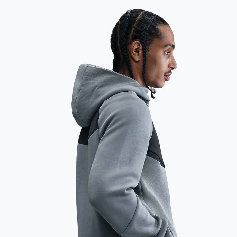 Férfi pulóver Nike Tech Windrunner Full-Zip cool grey/dark smoke grey/volt 5